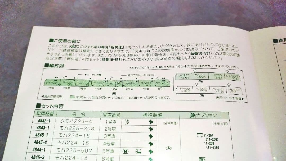 KATO JR西日本225系0番台近郊形電車 新快速 8両セット