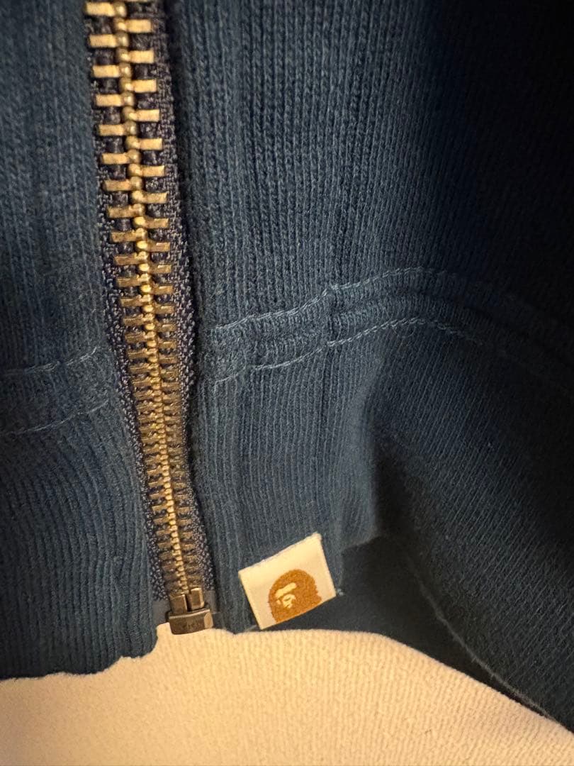 A Bathing Ape ネイビー パーカー サイズL