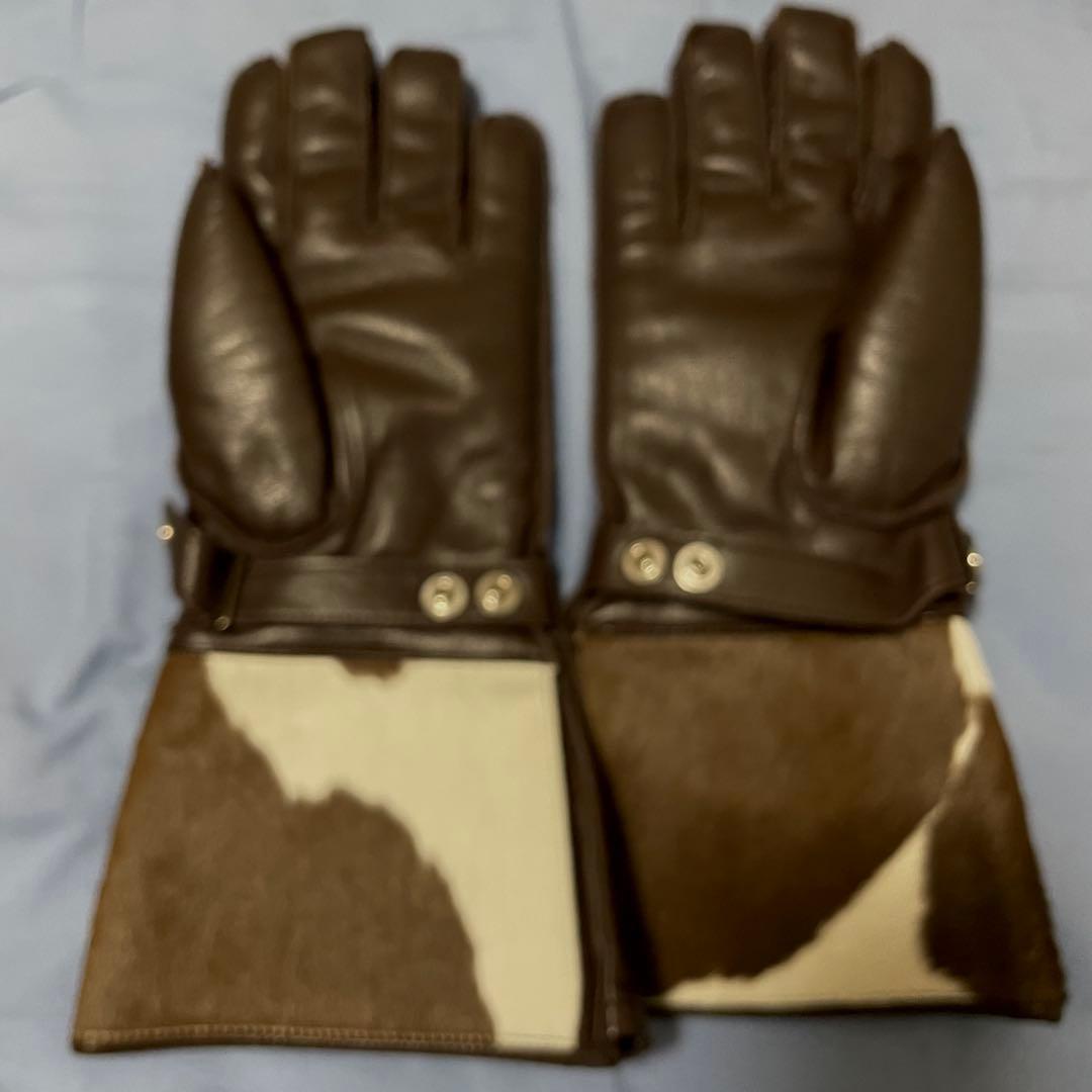 【レア 新品】アトラクションズ 馬毛 グローブ BILTBUCK ブラウン