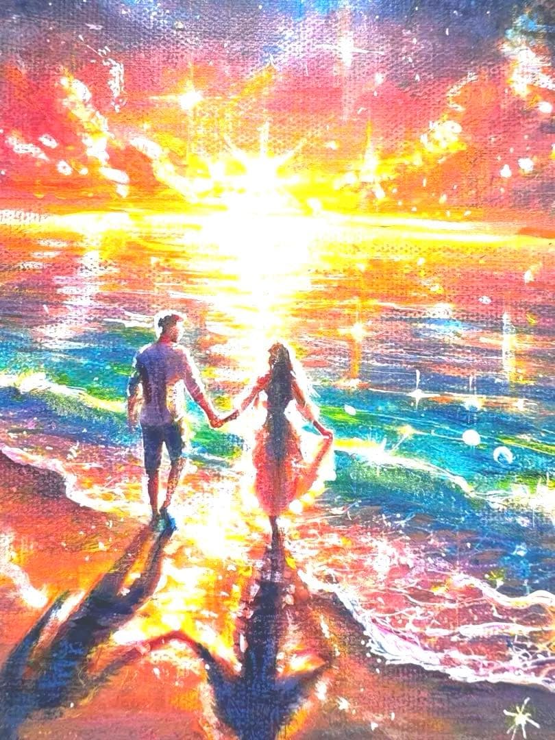 ○永遠星の浜辺　　　絵画原画