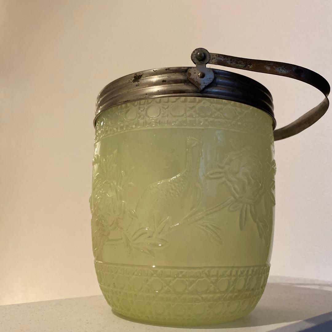 希少　大正ロマン　ウランガラス