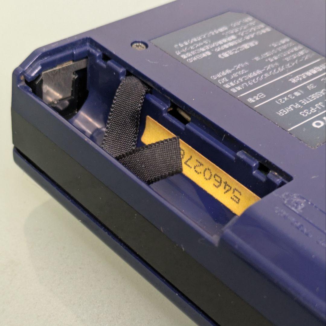 【動作品】SANYO サンヨーJJ-P33 ポータブルカセットプレーヤー