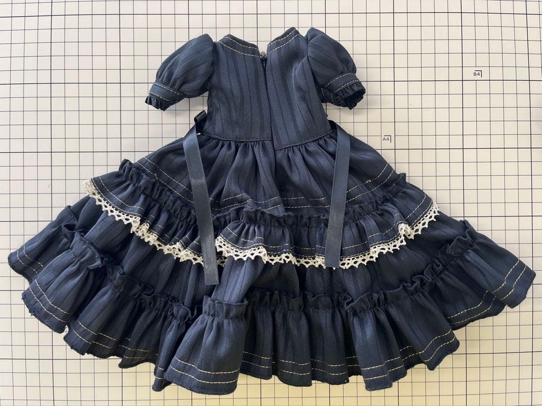 Dollロリータドレス 黒 40cm 1/4 MDD