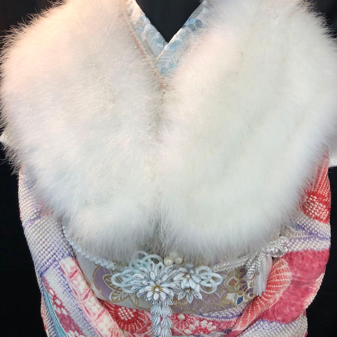 振袖フルセット■未使用■藤娘きぬたや■吉祥熨斗模様■総絞り■振袖一式