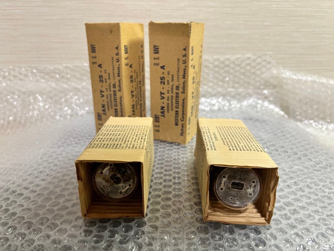 Western Electric VT-25A 真空管 ペア・箱付き