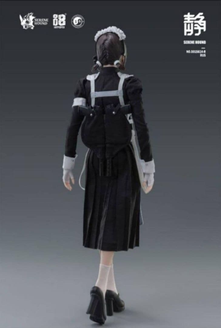 新品　1/6　女性アクションフィギュア　Rus　メイド　i8Toys　眼球可動