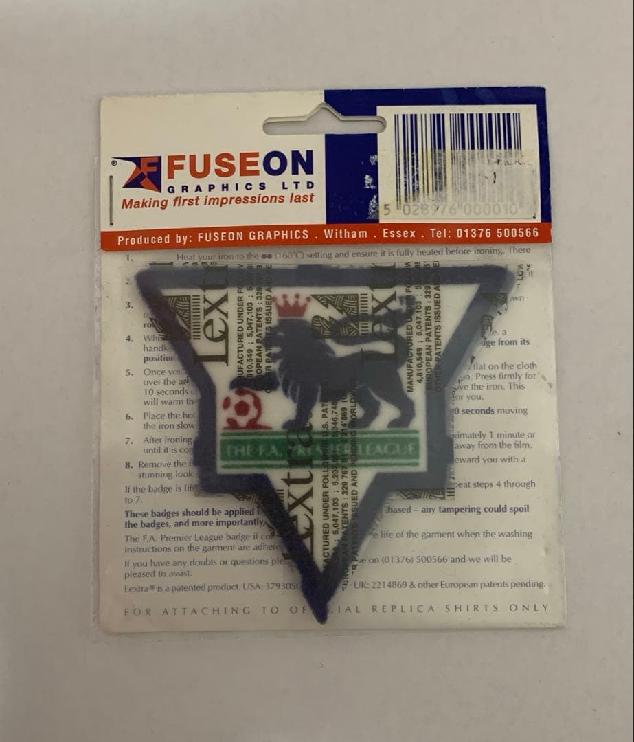 S*1様 サッカー　プレミアリーグ　ユニフォーム　パッチ