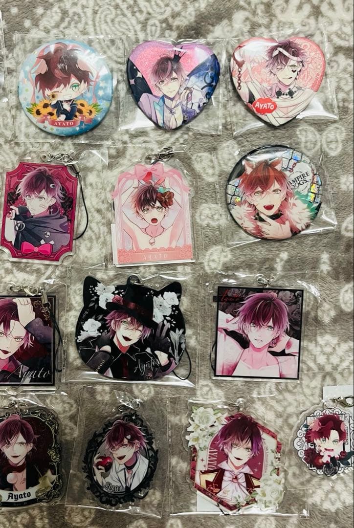 本日限定　DIABOLIK LOVERS 逆巻アヤト　缶バッジ　ディアラバ