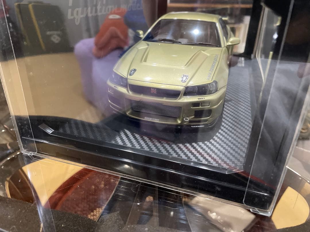 ミニカー ignition model TOP SECRET R34 1/18