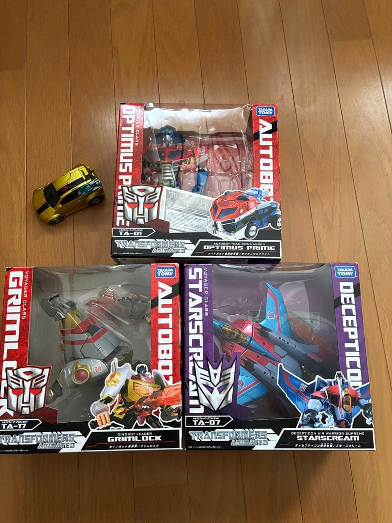 【TAシリーズ】トランスフォーマー アニメイテッド 主人公4体セット レア