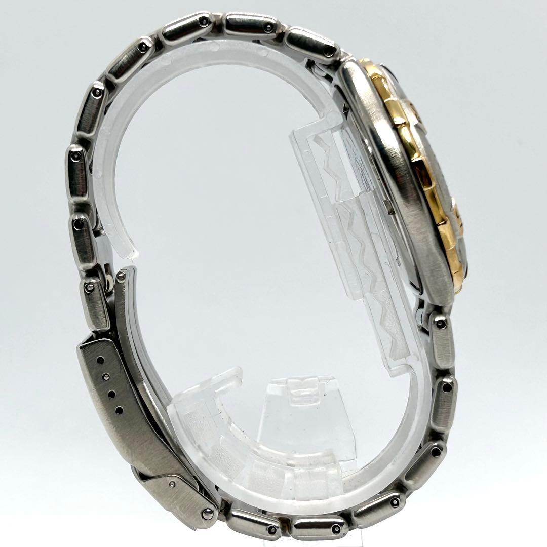 新品電池 稼働 ゾディアック QZ デイ SS メンズ 腕時計 シルバー