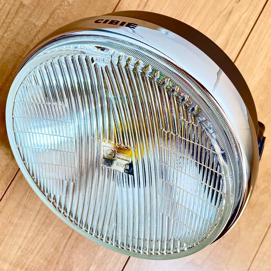 爺倶楽部！　極美品 シビエ 凹み ヘッドライト 当時物 CIBIE