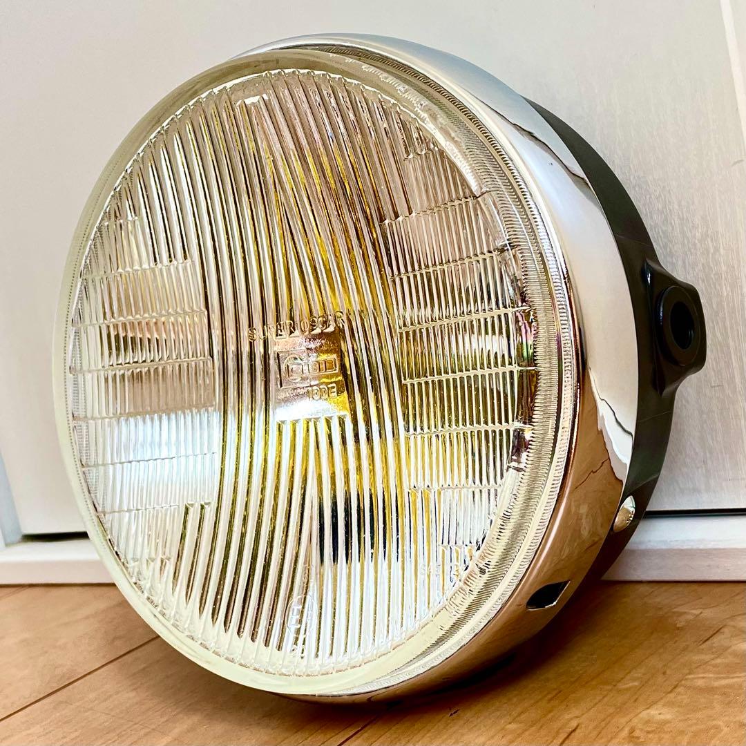 爺倶楽部！　極美品 シビエ 凹み ヘッドライト 当時物 CIBIE