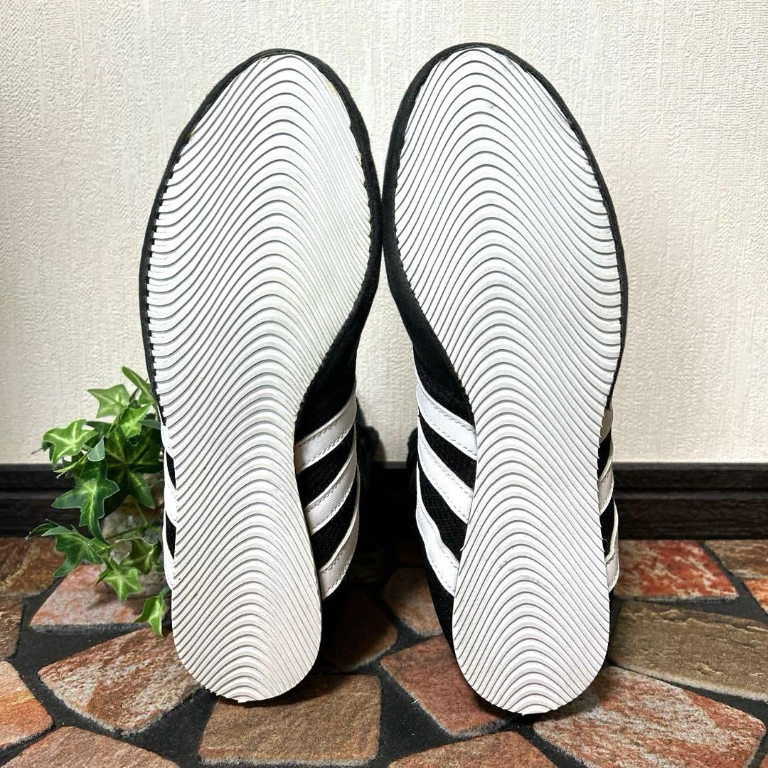 【adidas アディダス】ボクシングシューズ（25.5）ハイカット　ブラック