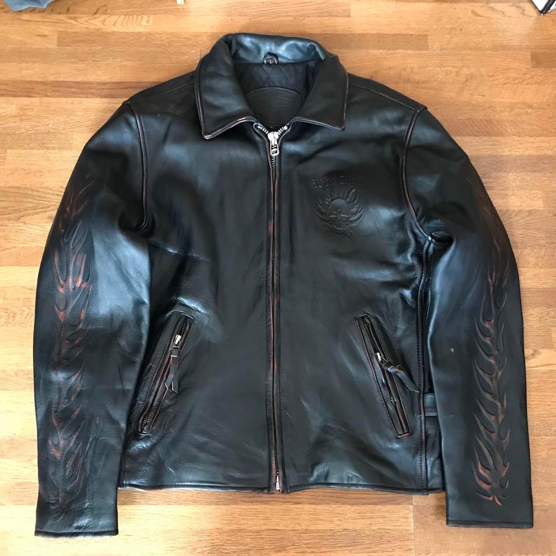 Wind Armor シングルライダースジャケット 黒