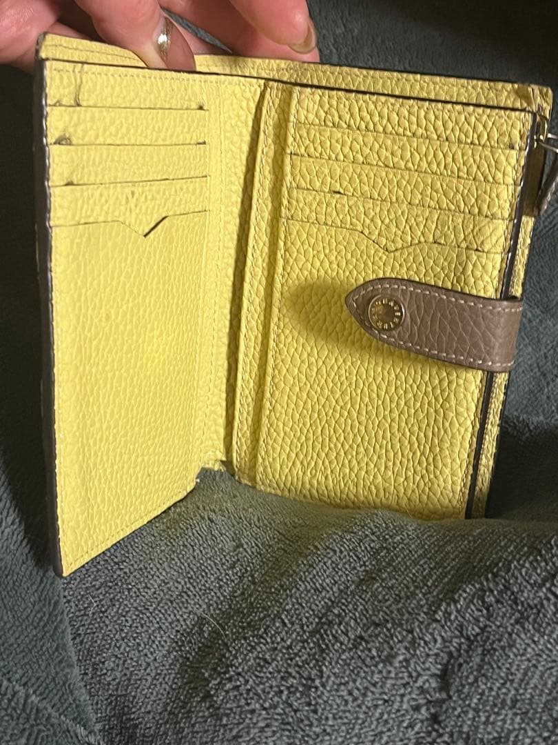 BONA VENTURA 二つ折り財布 ベージュ