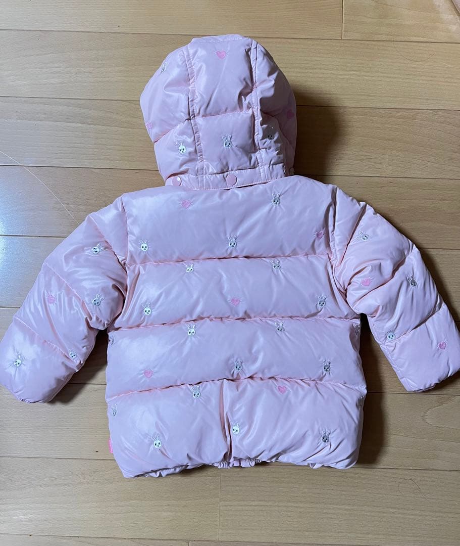 ミキハウス　ダウンコート　うさこ　80cm