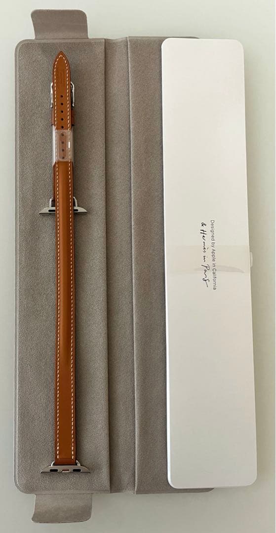 Apple Watch /エルメス+/レザー ゴールド 二重巻 未使用