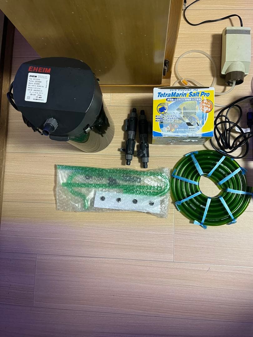 未使用品ガラス水槽海水魚飼育セット