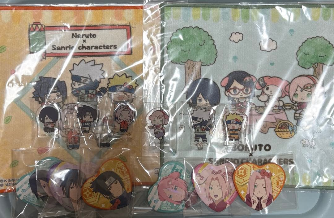 NARUTO ナルト　サンリオ　缶バッジ　アクブロ