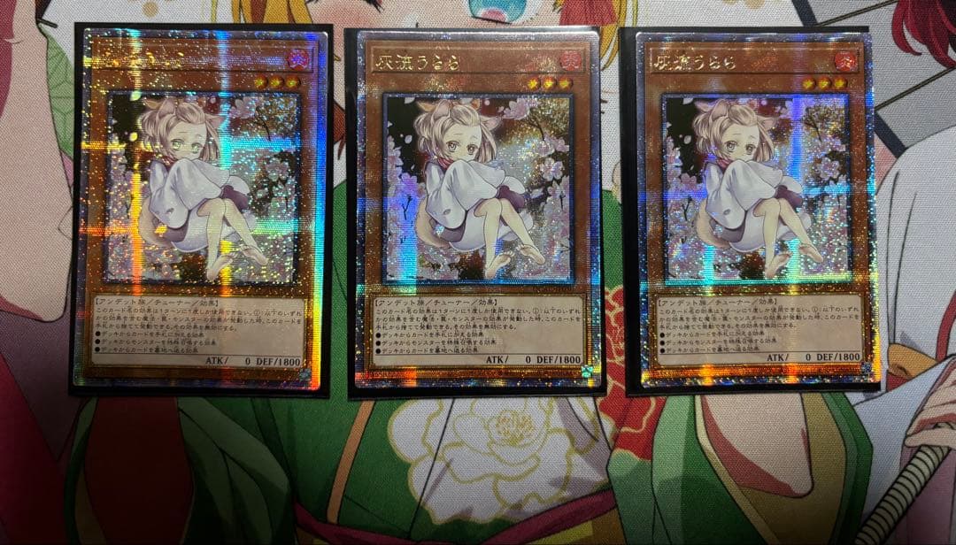 遊戯王　灰流うらら　25thシークレット 3枚セット　アジア