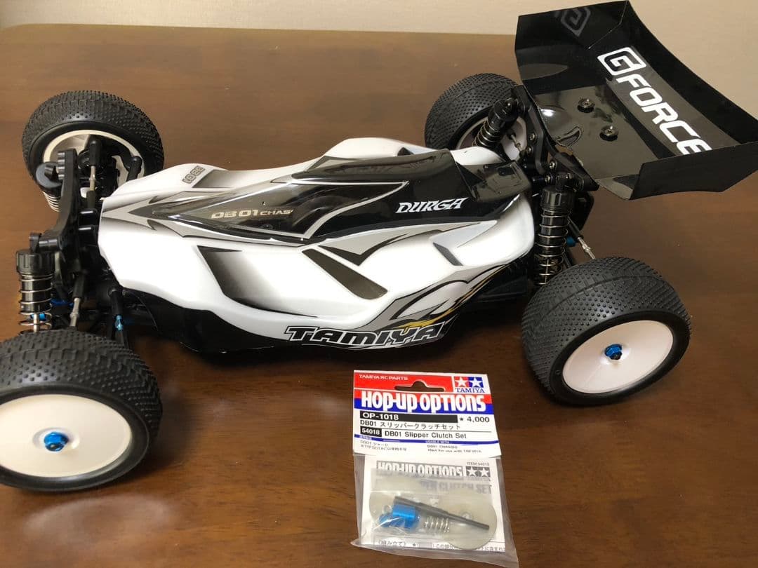 DB01ドゥルガ　未走行　ESCモーターサーボ 新品スリッパークラッチ付