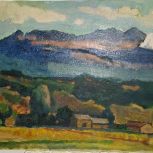 高橋北修　油彩画