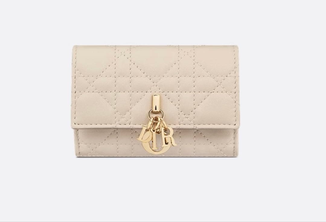 ディオール　My Dior Hibiscus Lジップウォレット