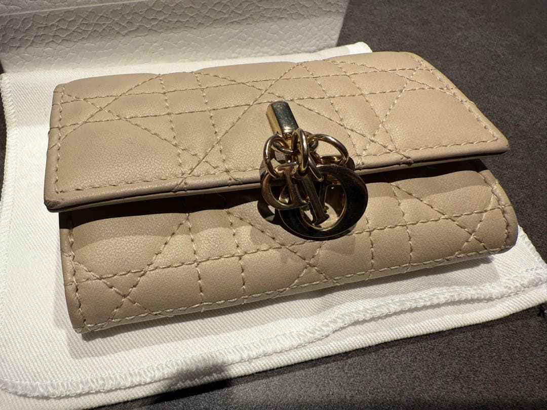 ディオール　My Dior Hibiscus Lジップウォレット