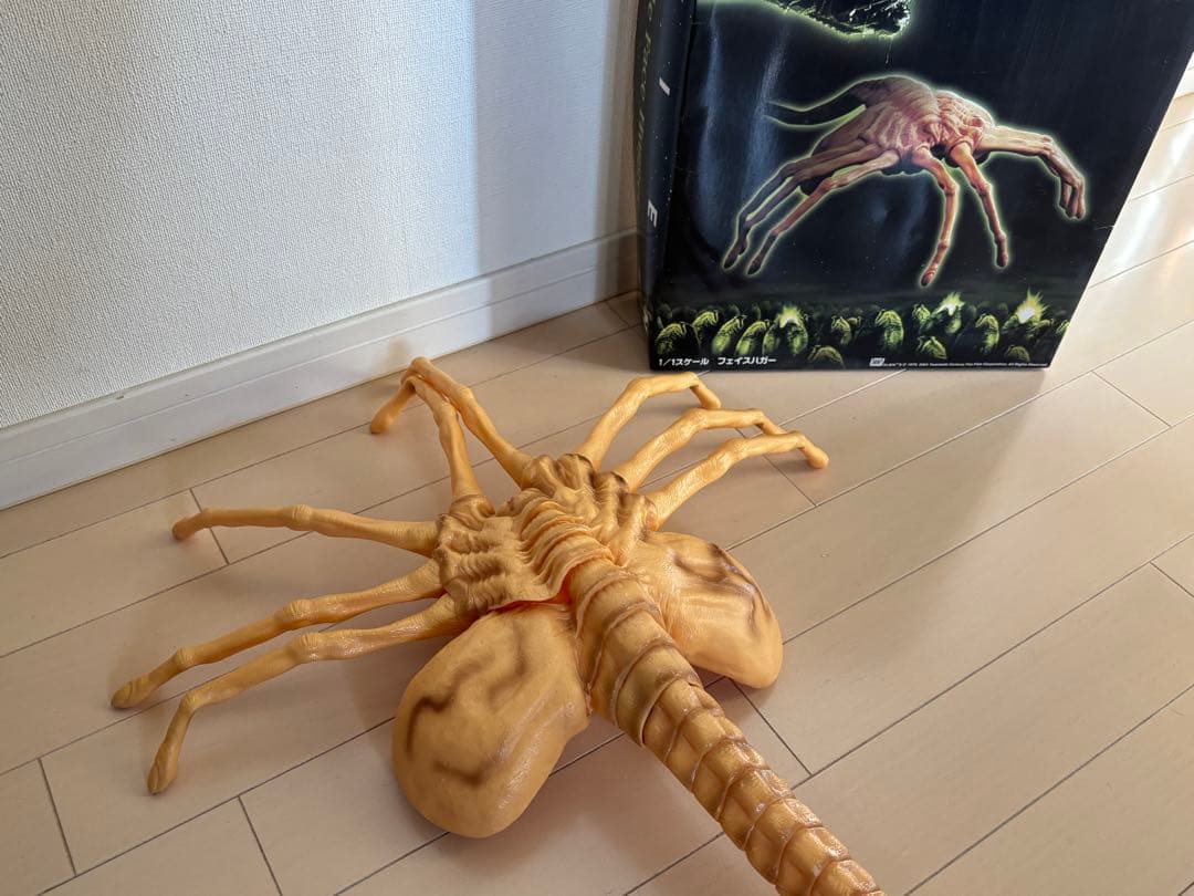 ALIEN/フェイスハガー/フィギュア/エイリアン/原寸/ソフビ/アオシマ/箱付