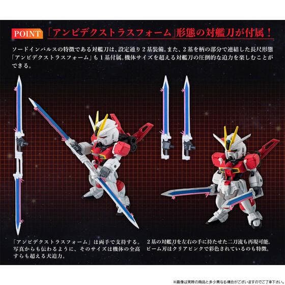 FW GUNDAM CONVERGE インパルスガンダムシルエットセット