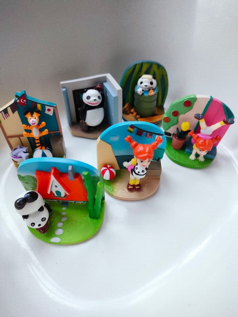 パンダコパンダ　マグネットフィギュア 6体セット
