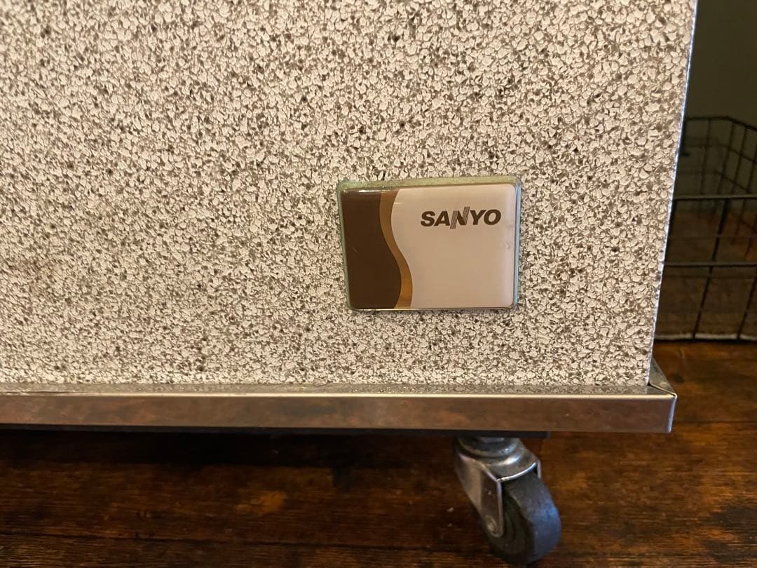 SANYO 冷蔵ショーケース キャスター付き【引き取り限定】
