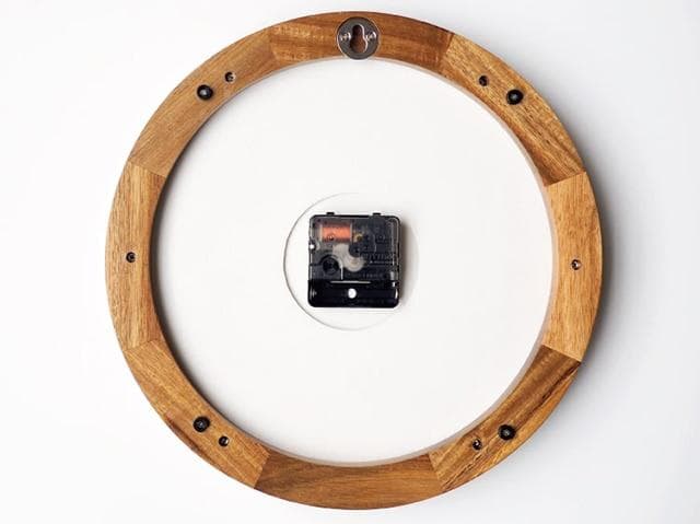 【新品】 インターフォルム ケンピ 掛時計 ウッド製 ポリレジン CL-3931