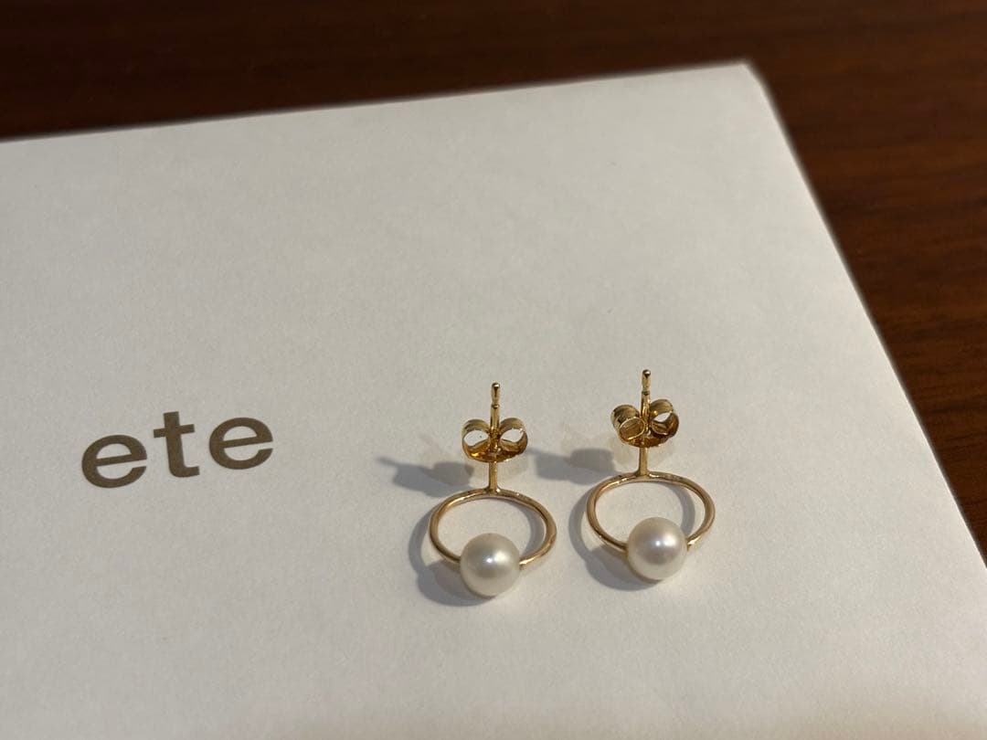 も*が様 ete サークルパールピアス