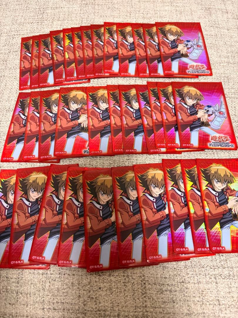 遊戯王　遊城十代 スリーブ　初期　35枚セット