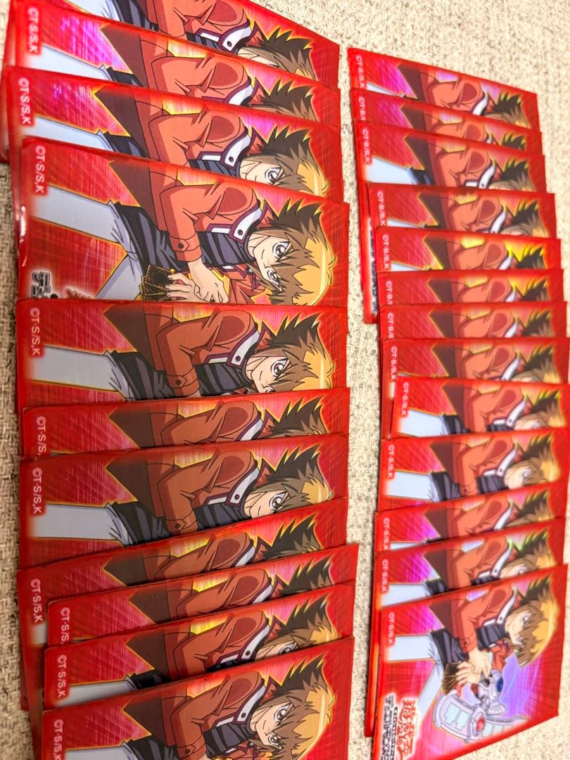 遊戯王　遊城十代 スリーブ　初期　35枚セット