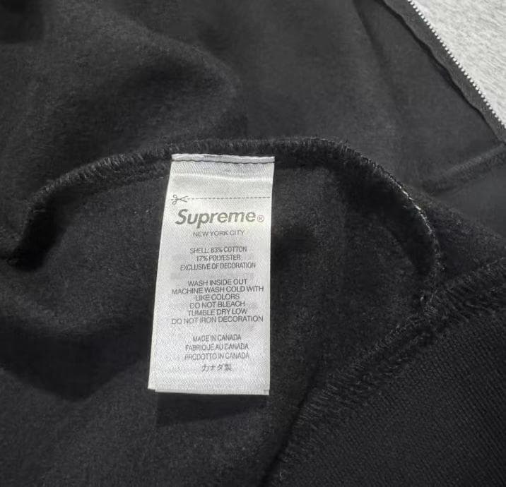 ブラック ダブルフード ジップアップパーカー M