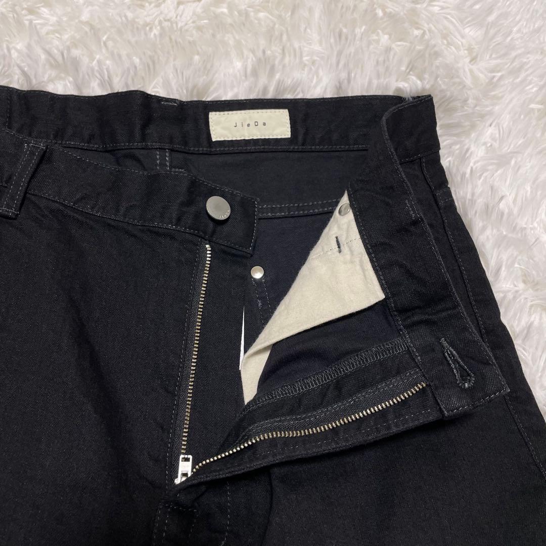 美品 JieDa ジエダ　サルエルスキニーデニムパンツ ブラック サイズ3
