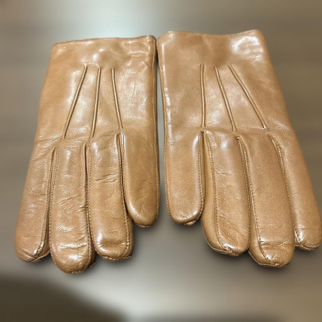 ラブグローブ 手袋　ナパレザー　ブラウン　8インチ