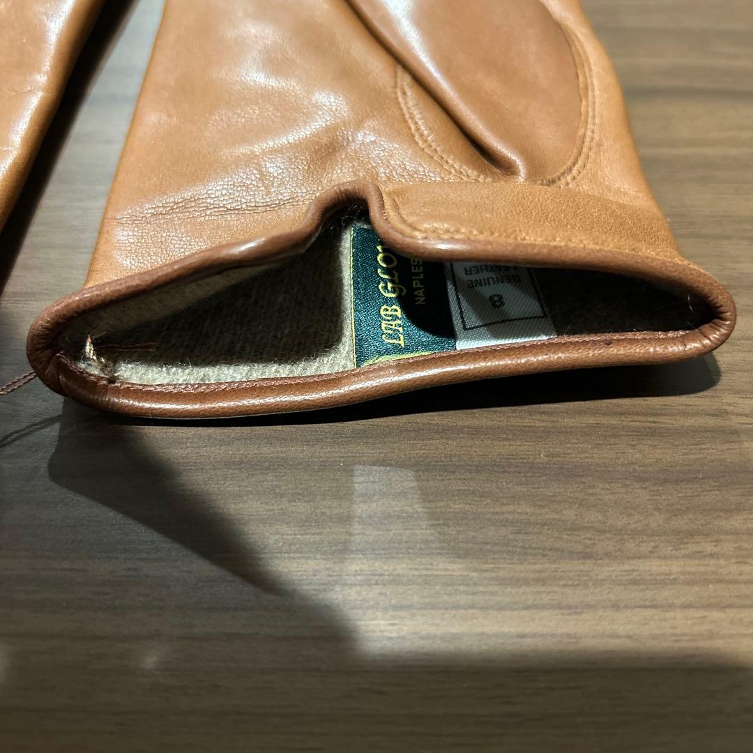 ラブグローブ 手袋　ナパレザー　ブラウン　8インチ