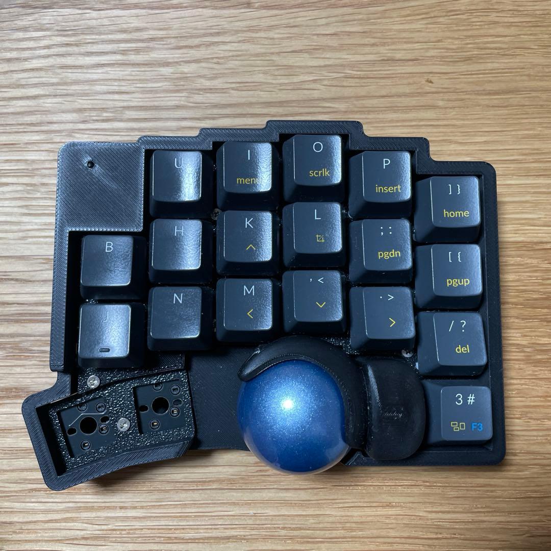 ル*フ様 roBa 無線化Keyball 自作キーボード（おまけ多数）
