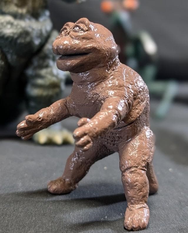 ゴジラ＆ミニラ＆カマキラス「ゴジラの息子」（Ｙ・ＭＳF）ソフビ３体セット