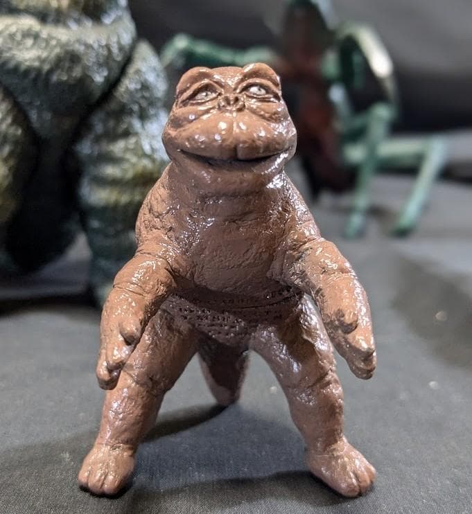 ゴジラ＆ミニラ＆カマキラス「ゴジラの息子」（Ｙ・ＭＳF）ソフビ３体セット