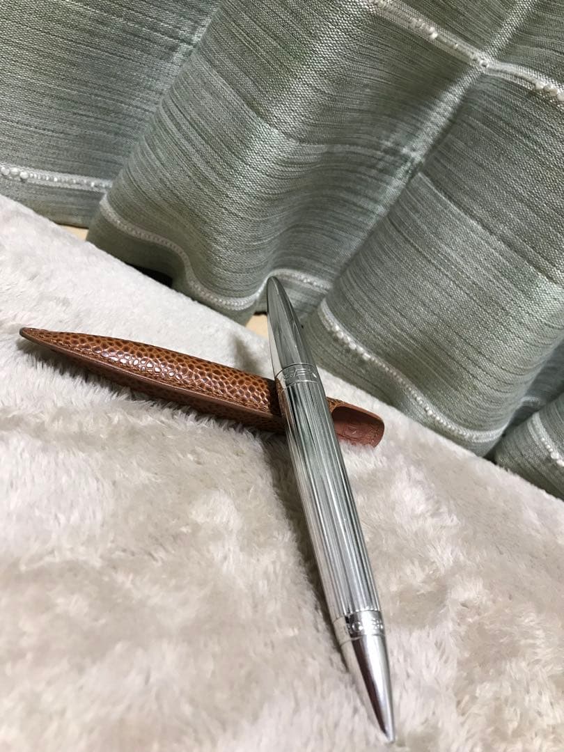 jorg hysek レザーケース付きシルバーボールペン
