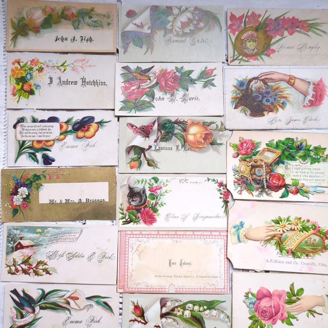 74枚②激レア コーリングカード クロモス アンティーク ヴィクトリアン蚤の市