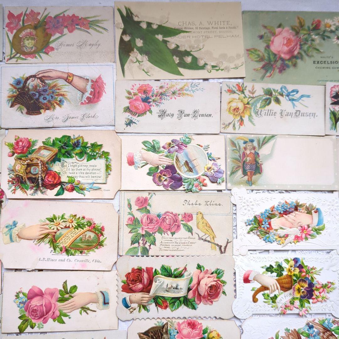 74枚②激レア コーリングカード クロモス アンティーク ヴィクトリアン蚤の市