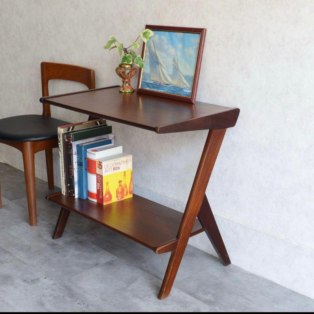 【オランダヴィンテージ】サイドテーブル チーク材
