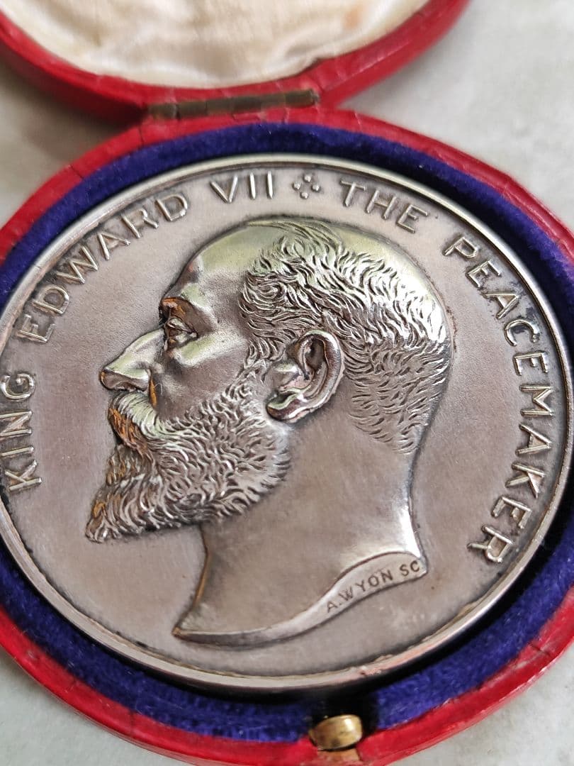 希少1906 イギリス ロンドン 列国議会同盟会議 銀貨大型 シルバーメダル