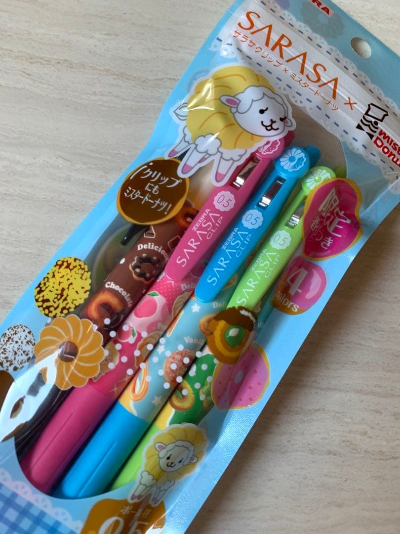 サラサクリップ　SARASA 【限定】香りつき　ミスタードーナツ　ボールペン